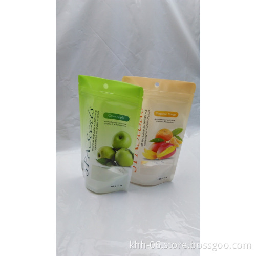 SGS Approved Custom Resealable Stand Up epsom salt plastic Bags